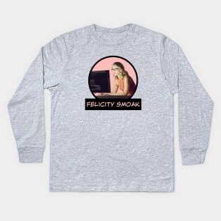 Felicity Smoak - Comic Book Text Kids Long Sleeve T-Shirt